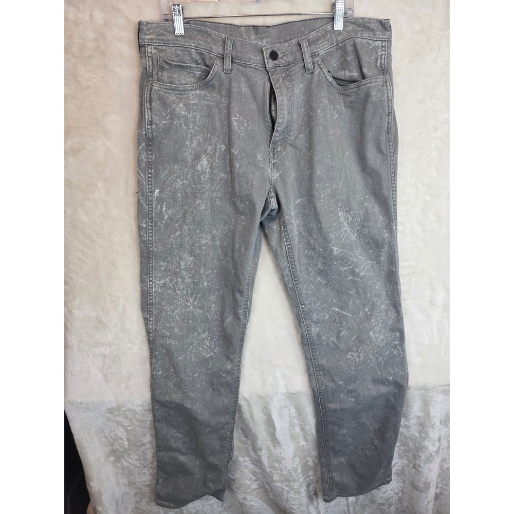 Levis‎ 511 Slim Fit Grey Acid Wash Denim Jeans Mens W36 L34 24580-0002